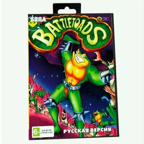 Картридж 16 bit одноигровка BATTLE TOADS