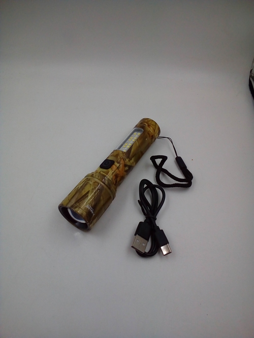 Фонарик ручной No brand 603 1 LED+1 COB аккумулятор