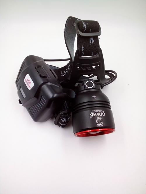 Фонарик налобный No brand H-3069-PM30 1 LED 2*18650