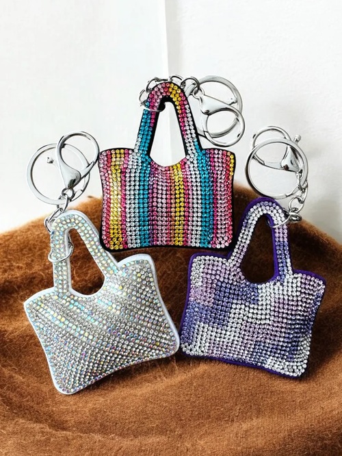 Брелок Сумочка мягкий стразы