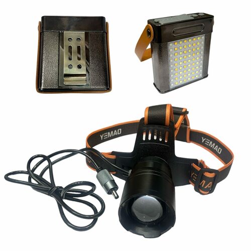 Фонарик налобный No brand HT-3093-PM30 1 LED 3*18650