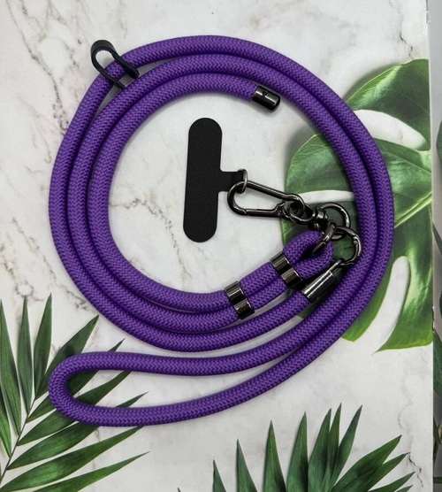 Шнурок для м/т для телефона узкий текстиль на шею