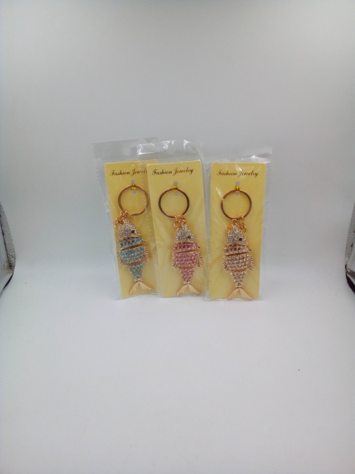 Брелок Рыба стразы