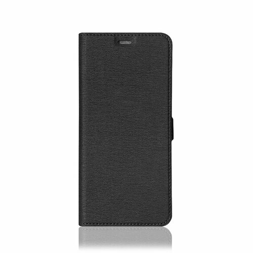 Чехол-книжка Infinix Hot 12 Pro черный горизонтальный DF Животные Кошки