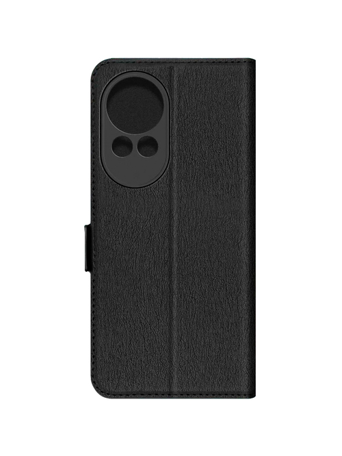 Чехол-книжка Huawei Nova 13 черный горизонтальный с магнитом JM