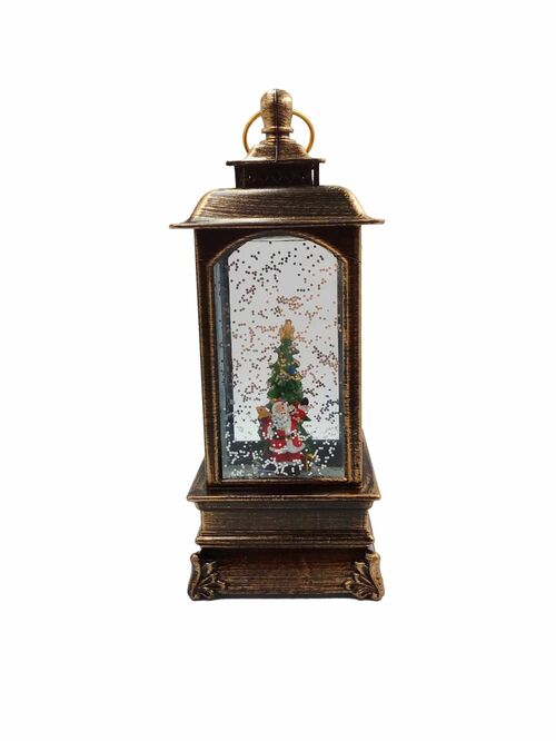 Светильник новогодний настольный No brand Дед Мороз музык. JX009