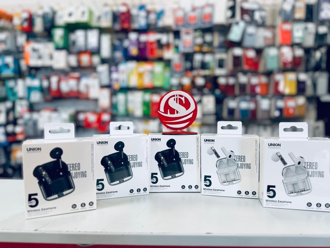 Наушники Union BW01 вкладыши, Bluetooth, TWS, белый