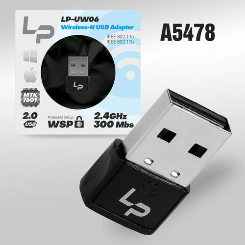 Адаптер Wi-Fi LP-UW06 150Mbps, 2,4 Ггц