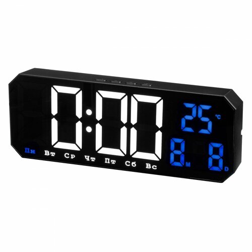 Настольные часы будильник электронные No brand 5505 черный
