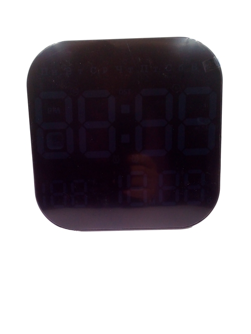 Настольные часы метеостанция электронные No brand 6650 черный