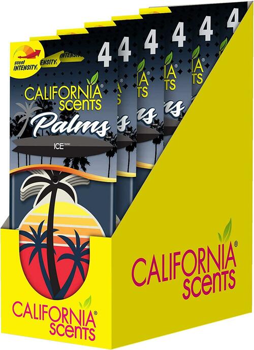 Автомобильный ароматизатор CALIFORNIA SCENTS PALMS елочка подвесной Новая машина
