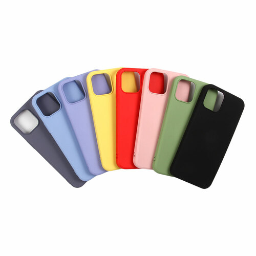 Накладка Samsung A13 4G розовый силикон Под оригинал без логотипа