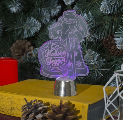 Новогодний декор световая подставка 