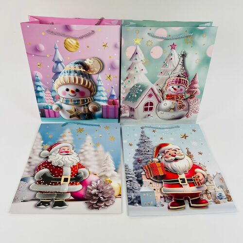 Подарочная упаковка пакет новогодний большой