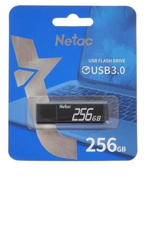 Флешка USB Netac 256GB U351 USB 3.0 черный