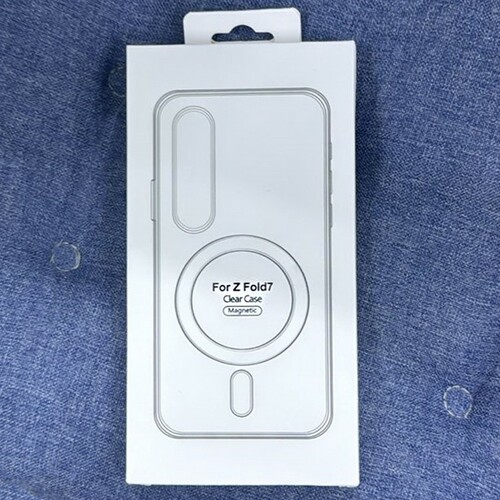 Накладка Samsung Z Fold 7 прозрачный силикон SafeMag