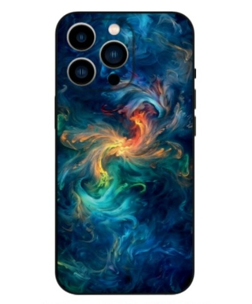 Накладка Xiaomi Redmi Note 10/10S/Poco M5S colorful фактурный силикон Mcover Рисунки Дым