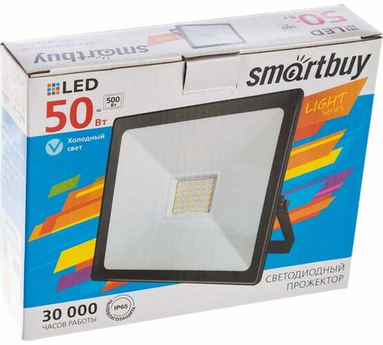 Прожектор светодиодный Smartbuy FL SMD Light 50W холодный свет IP65 (SBL-FLLight-50-65K)