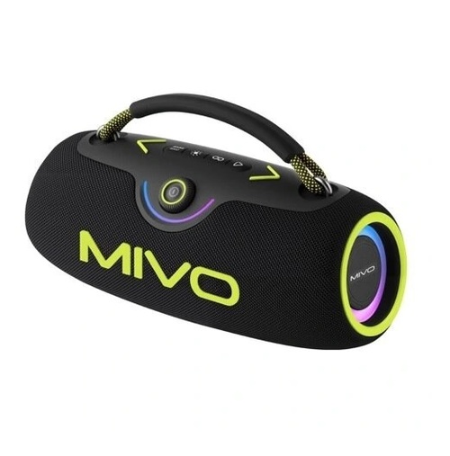Колонка Бумбокс Mivo M64 TF/AUX/USB/bluetooth LED подсветка