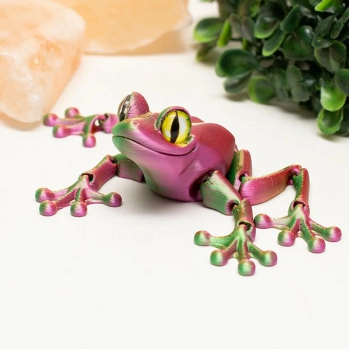 Брелок Антистресс подвижный Лягушка