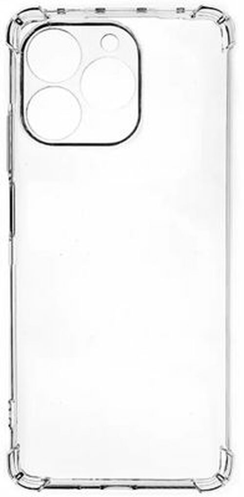 Накладка Realme P3 прозрачный с защитой камеры силикон PERO Противоударный