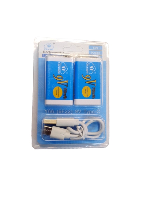 Аккумуляторы Ciccani 6F22 700mAh Li-Ion BL2