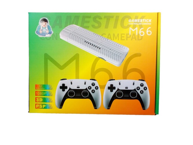 Приставка игровая 8/16/32 bit No brand M66 HDMI 2 беспроводных джойстика