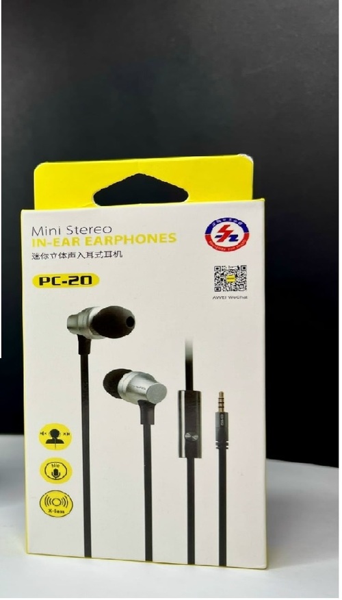 Наушники Awei PC-20 вакуумные, проводные, Jack 3.5, микрофон,