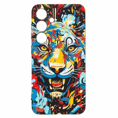 Накладка Xiaomi Redmi Note 12 4G colorful с защитой камеры силикон Luxo Животные Лев