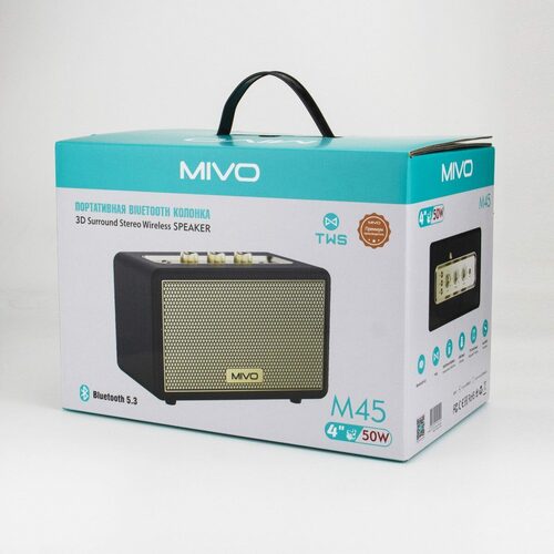Колонка Бумбокс Mivo M45 TF/AUX/USB/bluetooth 50Вт