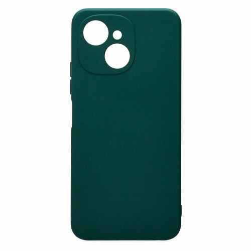 Накладка Tecno Spark 40C 5G темно-зеленый Silicone Case Full без лого