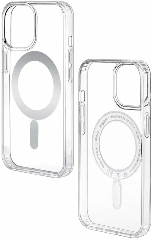 Накладка Apple iPhone 17 Pro прозрачный силикон Hoco SafeMag