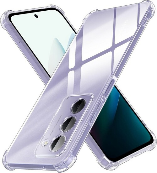 Накладка Xiaomi Poco M8/Redmi Note 15 5G прозрачный с защитой камеры силикон Противоударный