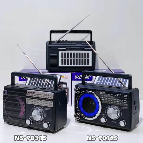 Радиоприемник NNS NS-7031BT-S аналоговый FM, AM USB/microSD/Bluetooth питание от АКБ, от сети,