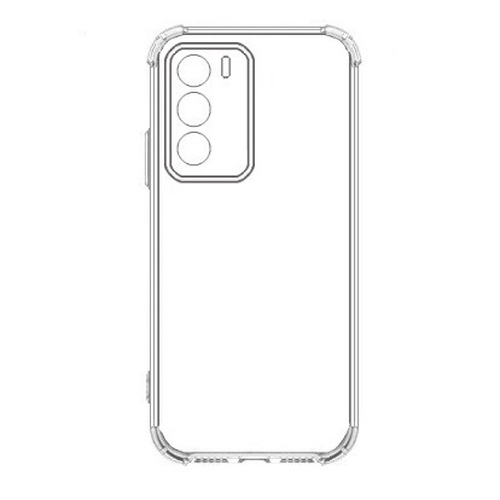 Накладка Samsung A17 прозрачный с защитой камеры силикон Противоударный