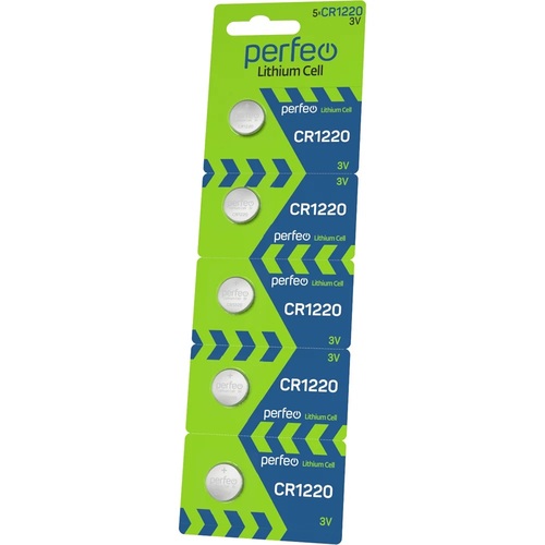 Батарейка Perfeo CR1220 BL5 литиевая