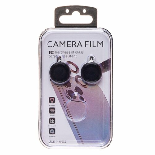 Защитное стекло для камеры Samsung S25 Ultra черный