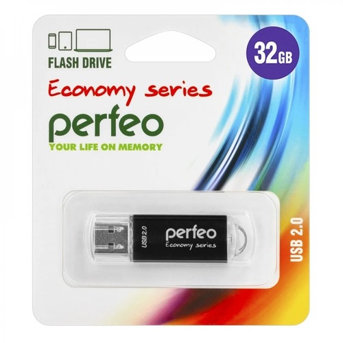 Флешка USB Perfeo 32GB E01 eco черный