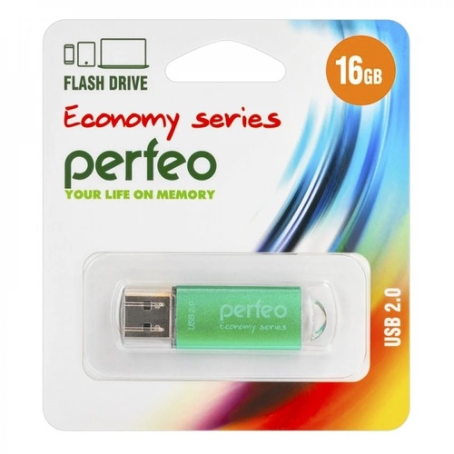 Флешка USB Perfeo 16GB E01 eco зеленый