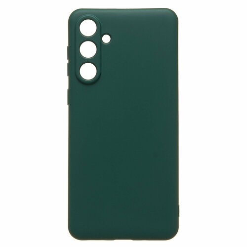 Накладка Samsung M55 темно-зеленый Silicone Case Full без лого