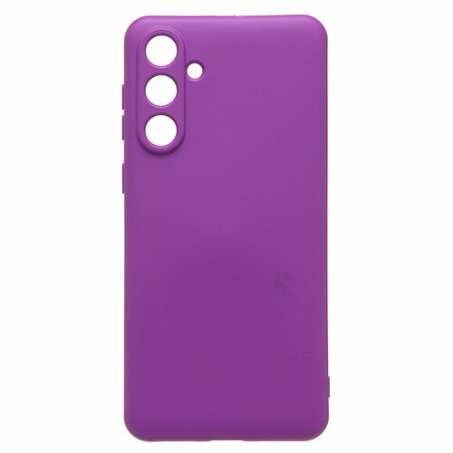 Накладка Samsung M55 фиолетовый Silicone Case Full без лого