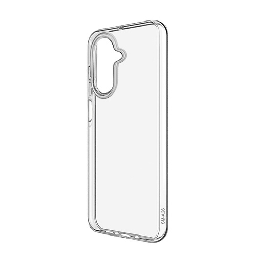 Накладка Samsung A26 прозрачный с защитой камеры 1.5мм силикон