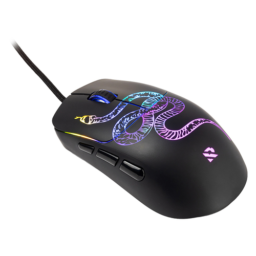 Мышь Smartbuy RUSH X32 проводная оптическая игровая с подсветкой 7200 dpi черный - 2