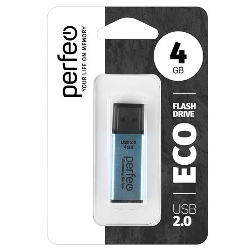Флешка USB Perfeo 4GB E03 eco синий