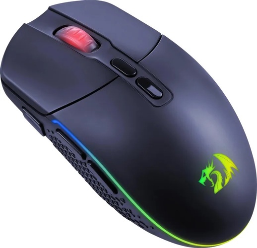 Мышь Redragon Invader Pro беспроводная оптическая игровая с подсветкой 10000 dpi черный 10 кнопок - 2