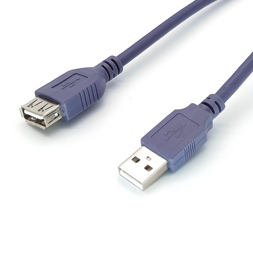 Кабель USB 2.0 AM - AF Cablexpert пвх серый 3 м.