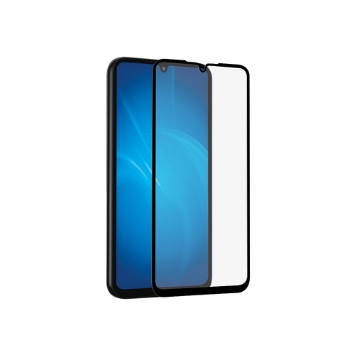 Защитное стекло Tecno Spark 5 Air черный FullGlue DF