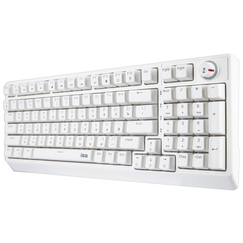 Клавиатура ISA KB-08 проводная механика, LED подсветка белый - 4