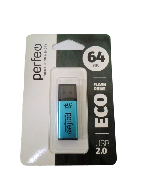 Флешка USB Perfeo 64GB E03 eco зеленый
