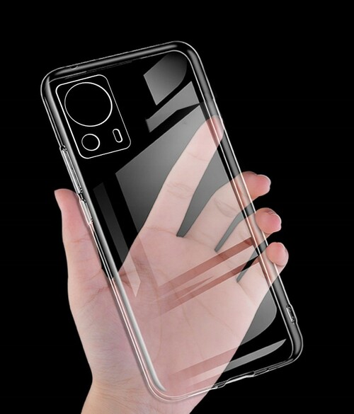 Накладка Xiaomi 13 Lite прозрачный 1мм силикон